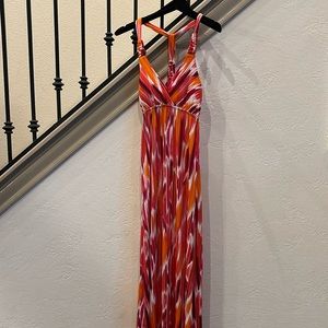 Resort Maxi Dress Stretchy Size Small
